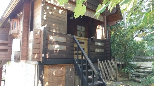 今津町「中古ログハウスびわ湖一望！』価格780万円 - 滋賀県・琵琶湖